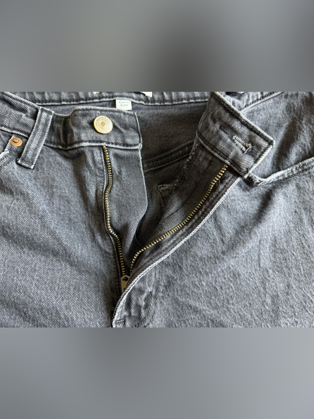 Abercrombie Curve Love High Rise Dad Shorts 30 READ - Picture 9 of 10